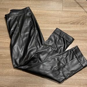 Vegan Leather Slim Pant NWOT